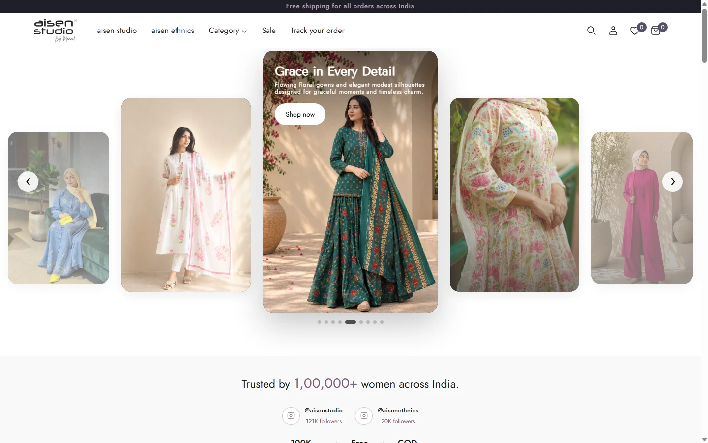Aisen Studio website designed and developed by OPTYVIBE